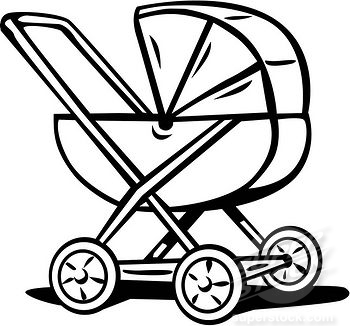 Stroller Clipart - Tumundografico