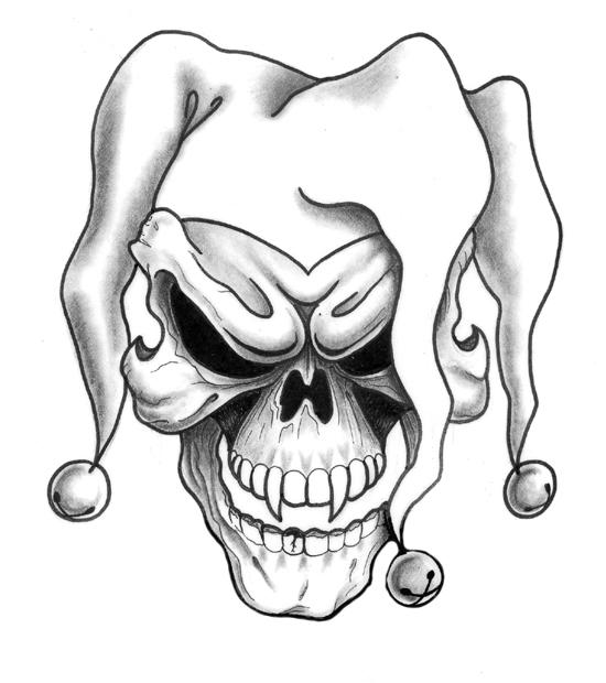 Thigh tattoos male, free skull joker tattoo designs, tattoo ...