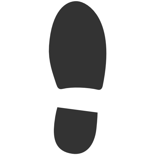 Tracks Footprints Right shoe Icon | Icons8 Metro Style Iconset ...