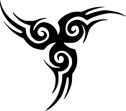 Tribal Tattoo Clip Art-vektor Clip Art-vektor Gratis Download Gratis