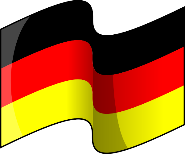 Waving German Flag clip art Free Vector / 4Vector