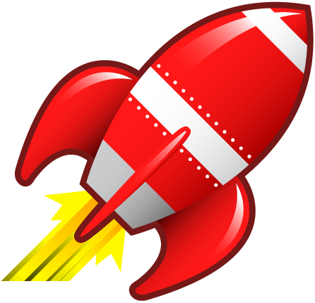 Rocketship Clip Art