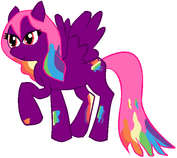 New Pony OC Rainbow splat