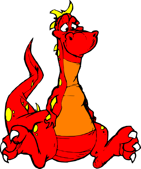 Red Dragon Clip Art - vector clip art online, royalty ...