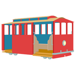 Daniel tiger trolley clipart