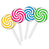 swirl lollipop clipart