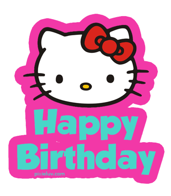 Hello Kitty 1st Birthday Clipart