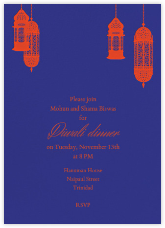 Diwali invitations - Paperless Post