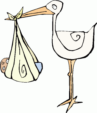 Stork And Baby | Free Download Clip Art | Free Clip Art | on ...