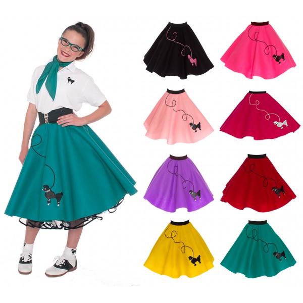 Children's Poodle Skirts, 50s Costumes & Outfits | Hip Hop 50s Shop