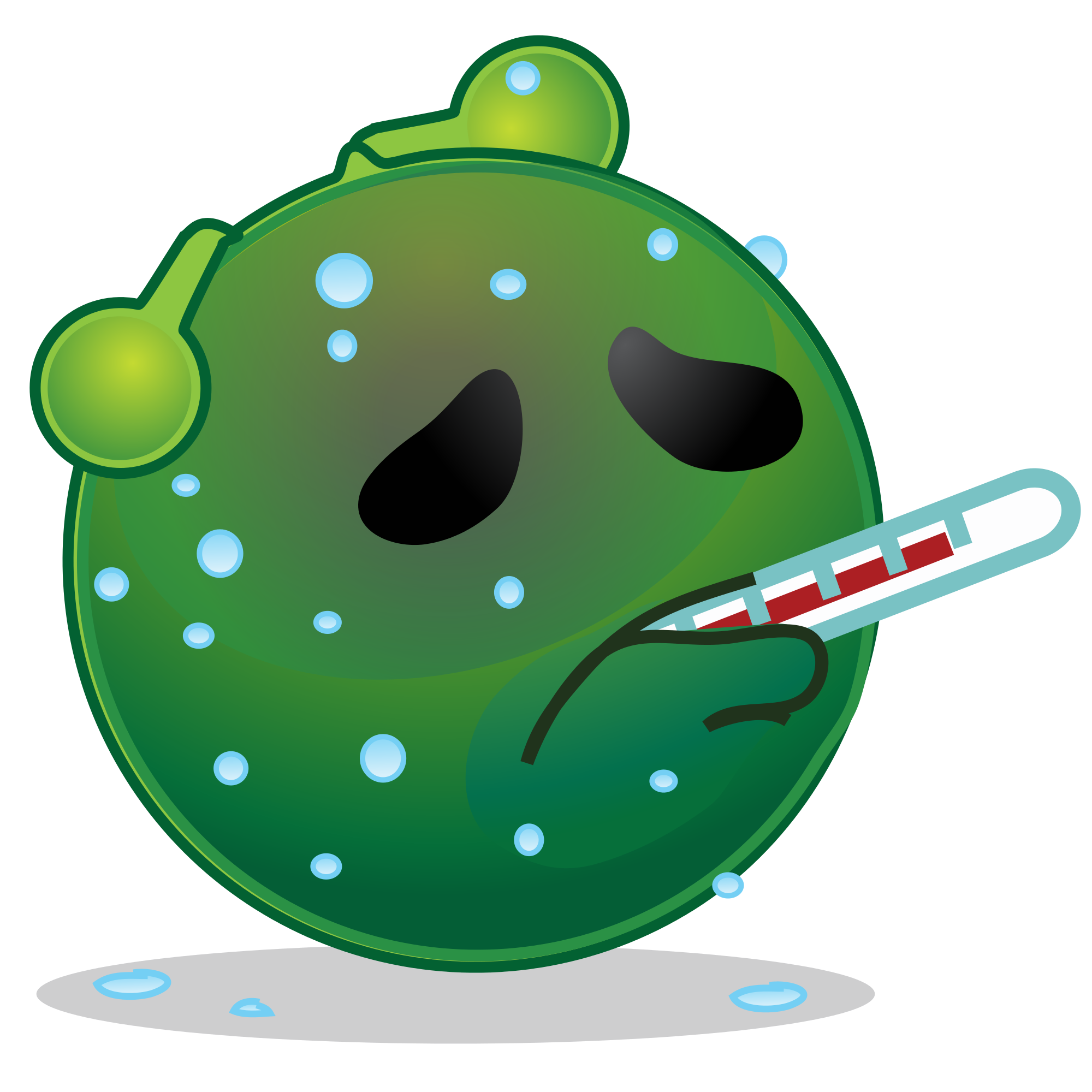 File:Smiley green alien hot fever.svg