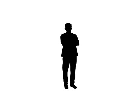 PresentationPro - Silhouette Man Standing 02