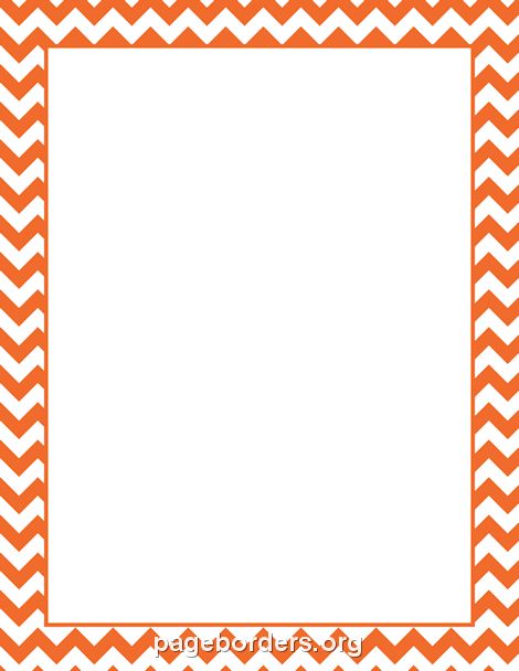 Orange Page Borders