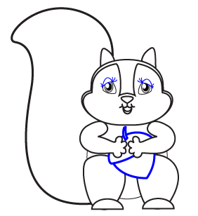 webbywanda.tv - How to a Draw Cartoon Squirrel