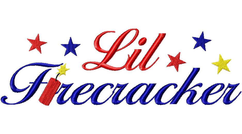 Free Lil' Firecracker Machine Embroidery Design - Free Embroidery ...