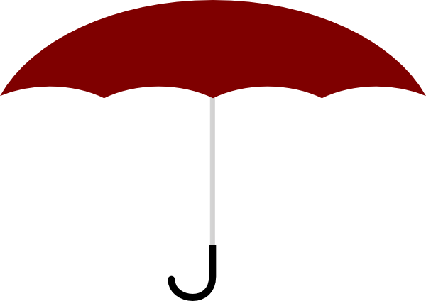 Red Umbrella Clip Art