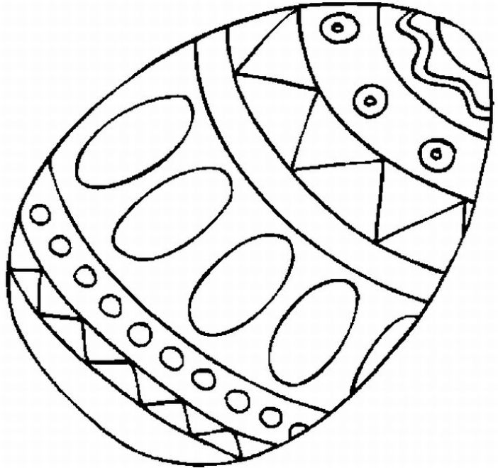 Easter Egg Coloring Pages For