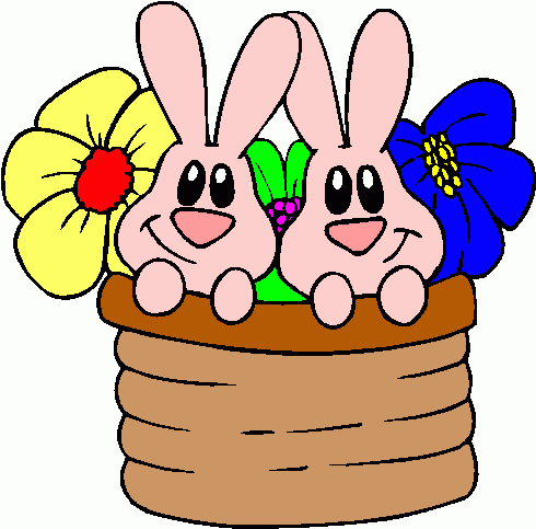 bunnies_&_flowers clipart - bunnies_&_flowers clip art