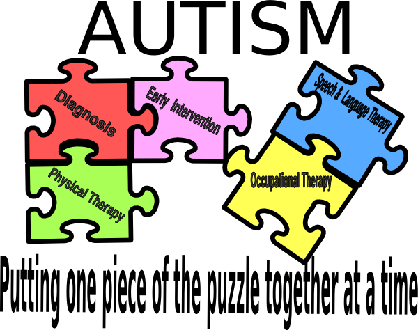 Autism Puzzle Logo Clip Art - vector clip art online ...