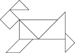 Tangram Outline Solutions | ClipArt ETC