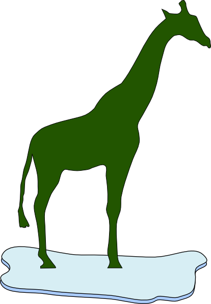 Giraffe Less Spot Clip art - Animal - Download vector clip art online