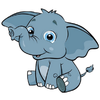 Pics For > Cute Baby Elephant Cartoons