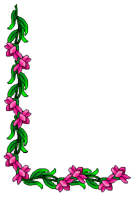 Flower Corner Clip Art - Corners Clip Art - Flower Corners