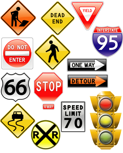 Road Signs & Traffic Light clip arts, free clip art - ClipartLogo.com