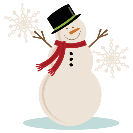 Cute snowman clipart no background