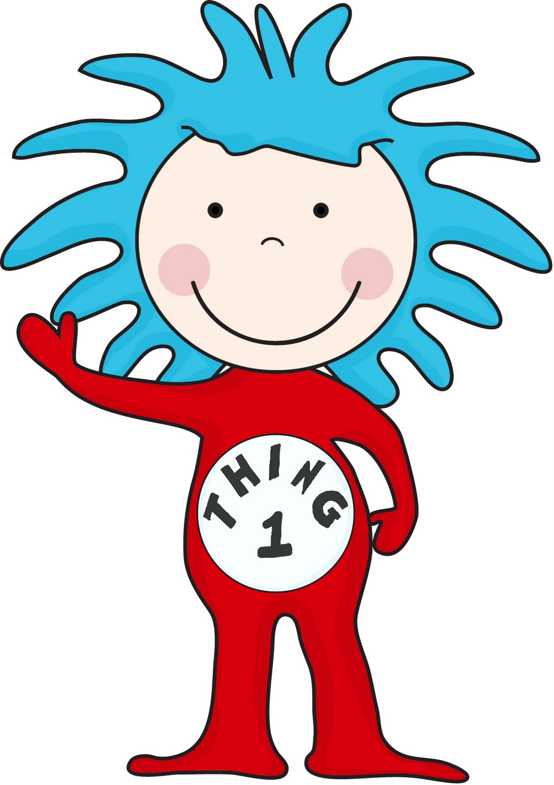 Images For > Cat In The Hat Thing 1 And Thing 2 Clip Art