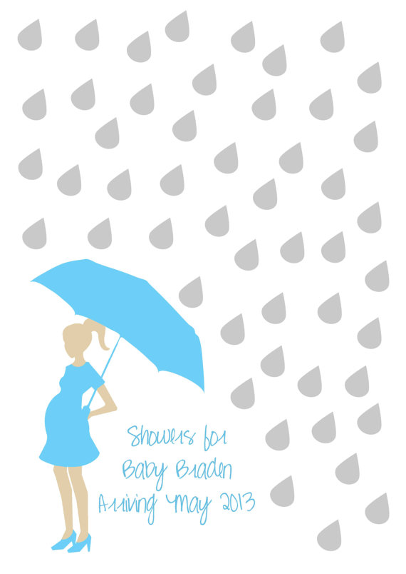 DIY Baby Guest Book Alternative Baby Bump Mom by SignatureMoments