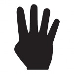 4 Finger Logo - ClipArt Best