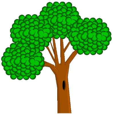 Clipart of a tree animation