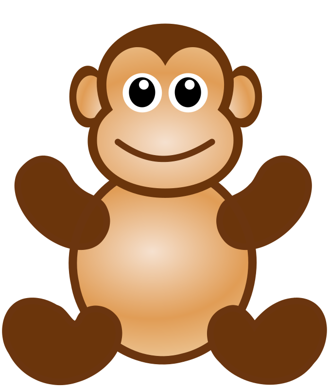 Monkey Vector Art | Free Download Clip Art | Free Clip Art | on ...