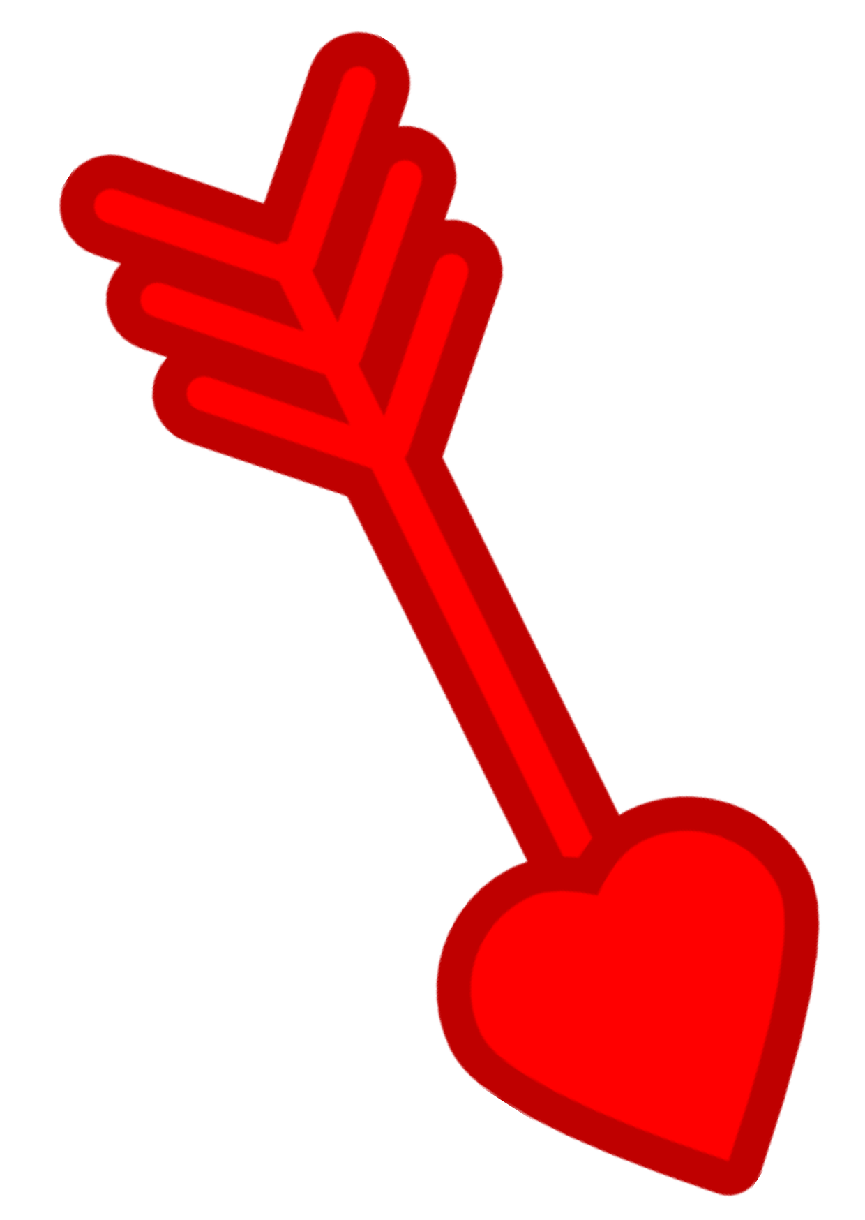 Valentine arrow clip art