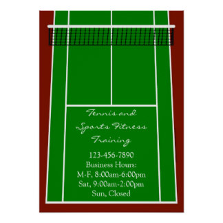 Tennis Court Posters | Zazzle