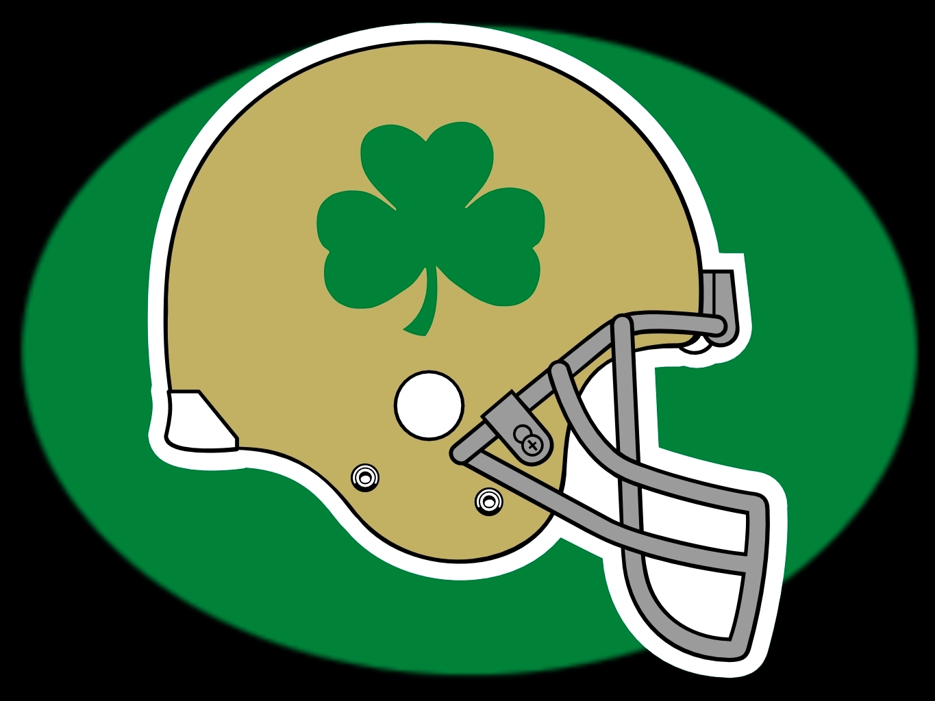 Free Clip Art Notre Dame Helmet - ClipArt Best