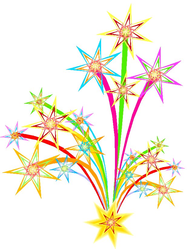 Animated Fireworks Clipart