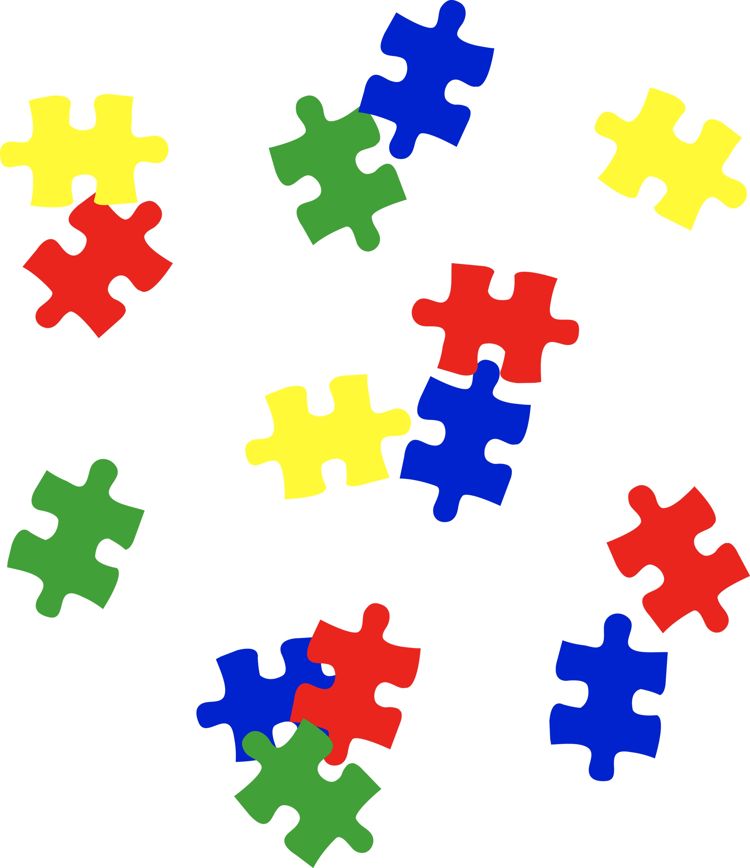 Autism Puzzle Piece Border Autism Puzzle Piece Background ...