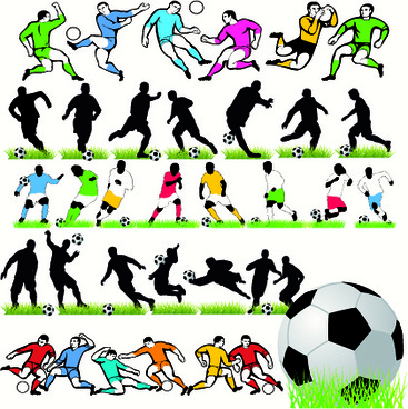 Football silhouette vector free vector download (6,091 Free vector ...