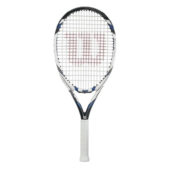 Wilson Raket Tenis Three BLX 113 Unstrung Grip 2 White/Black/Blue ...