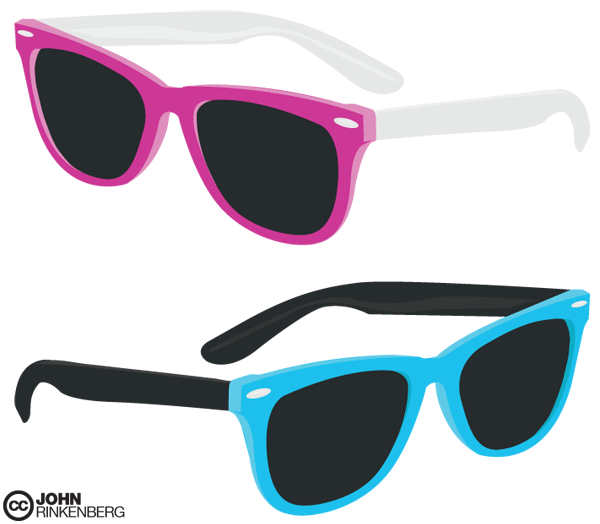 Free Vector Ray Ban Glasses | 123Freevectors