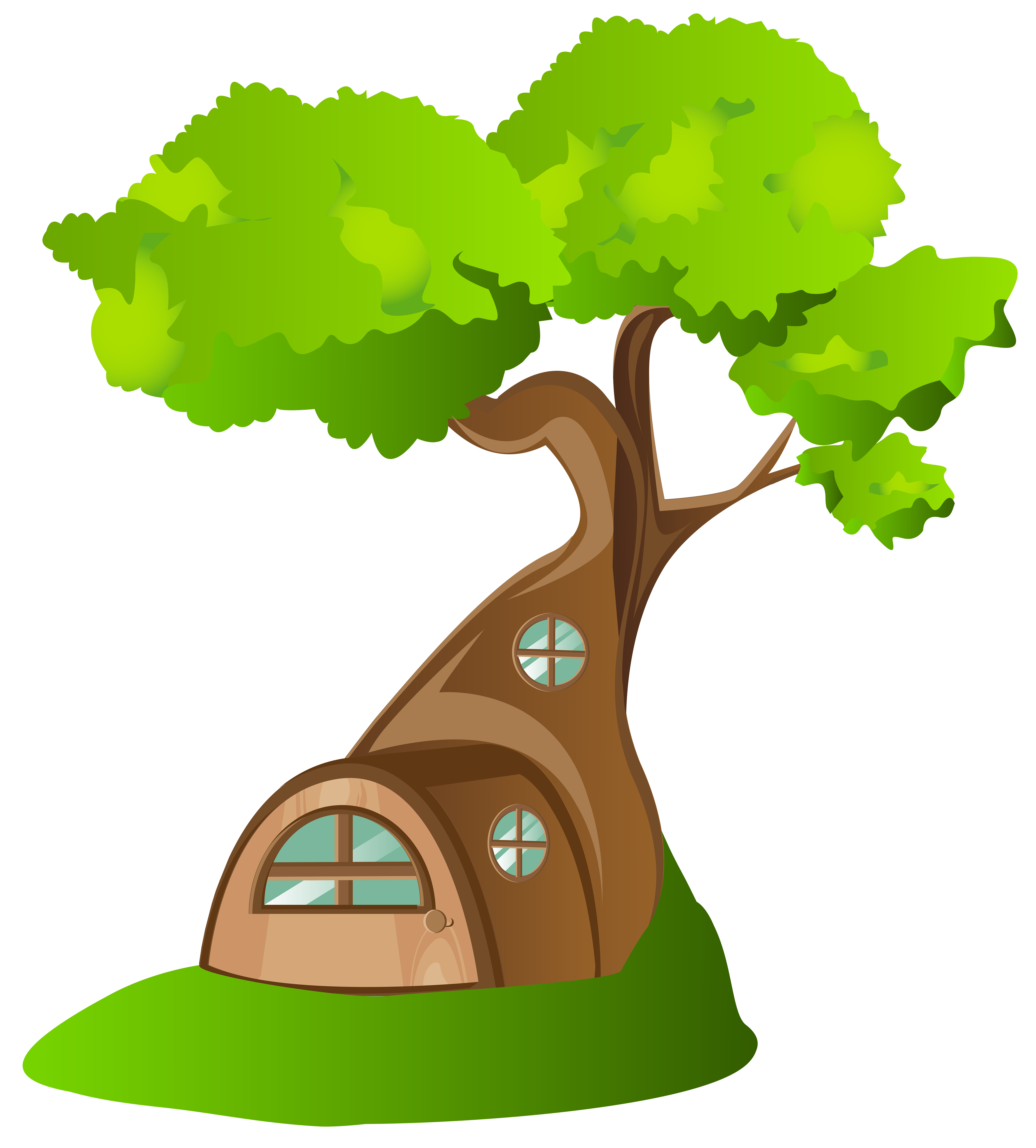 Tree House PNG Clip Art Image