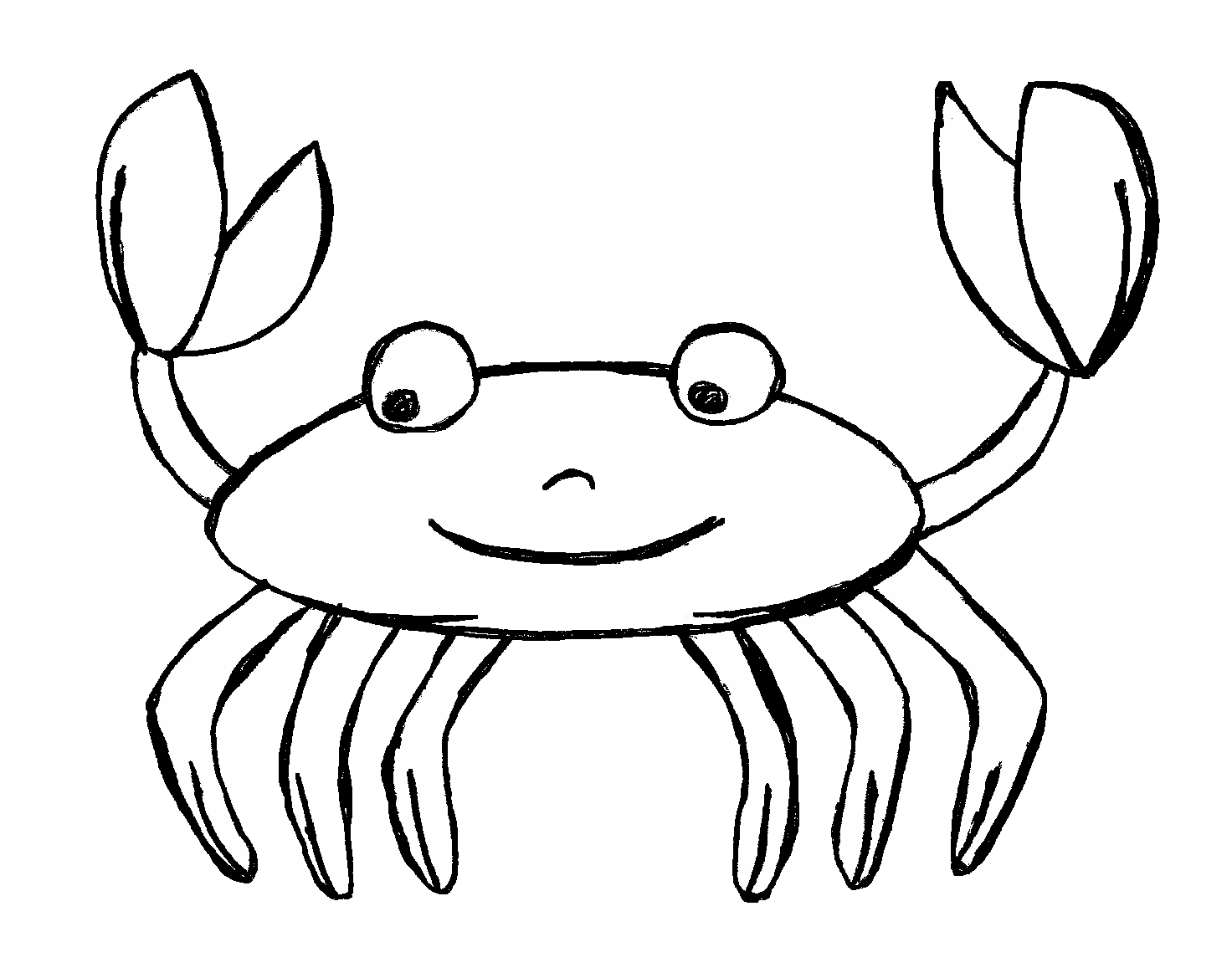 Water Animals Clipart Black And White
