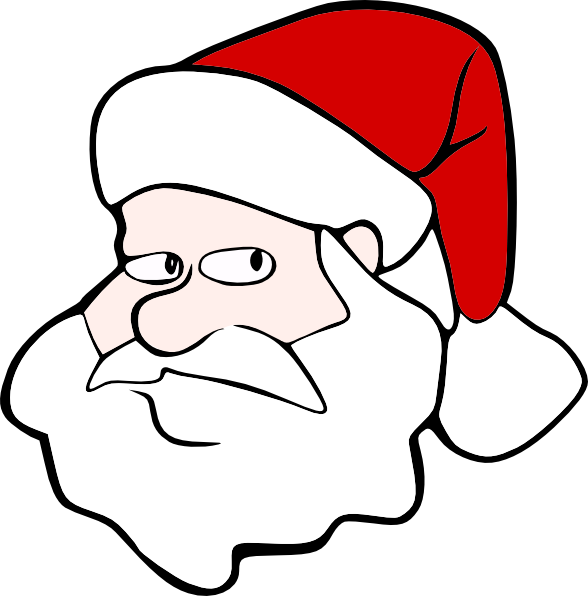 Santa clip art Free Vector