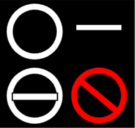 Car Word Designs: international no symbol