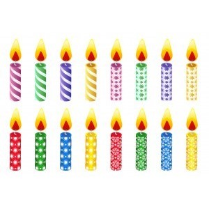 Birthday Candle Clip Art - Polyvore