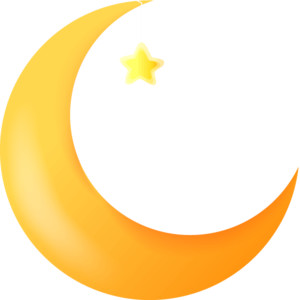 Cartoon Crescent Moon