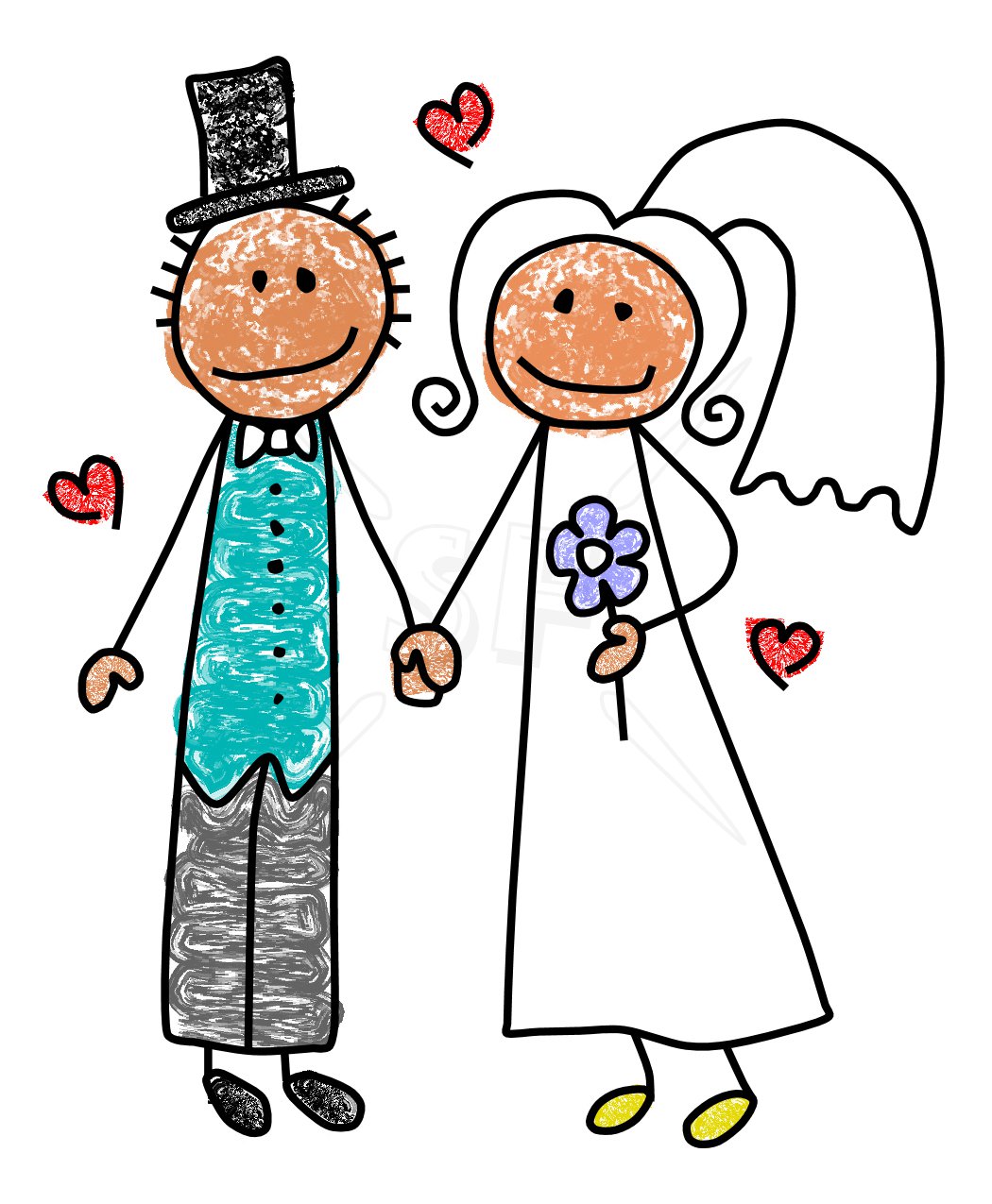 Bride cartoon clip art