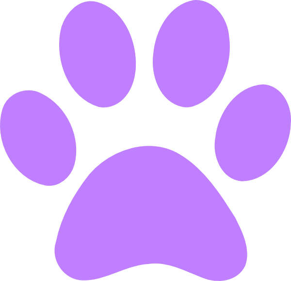 Green Paw Print Clip Art